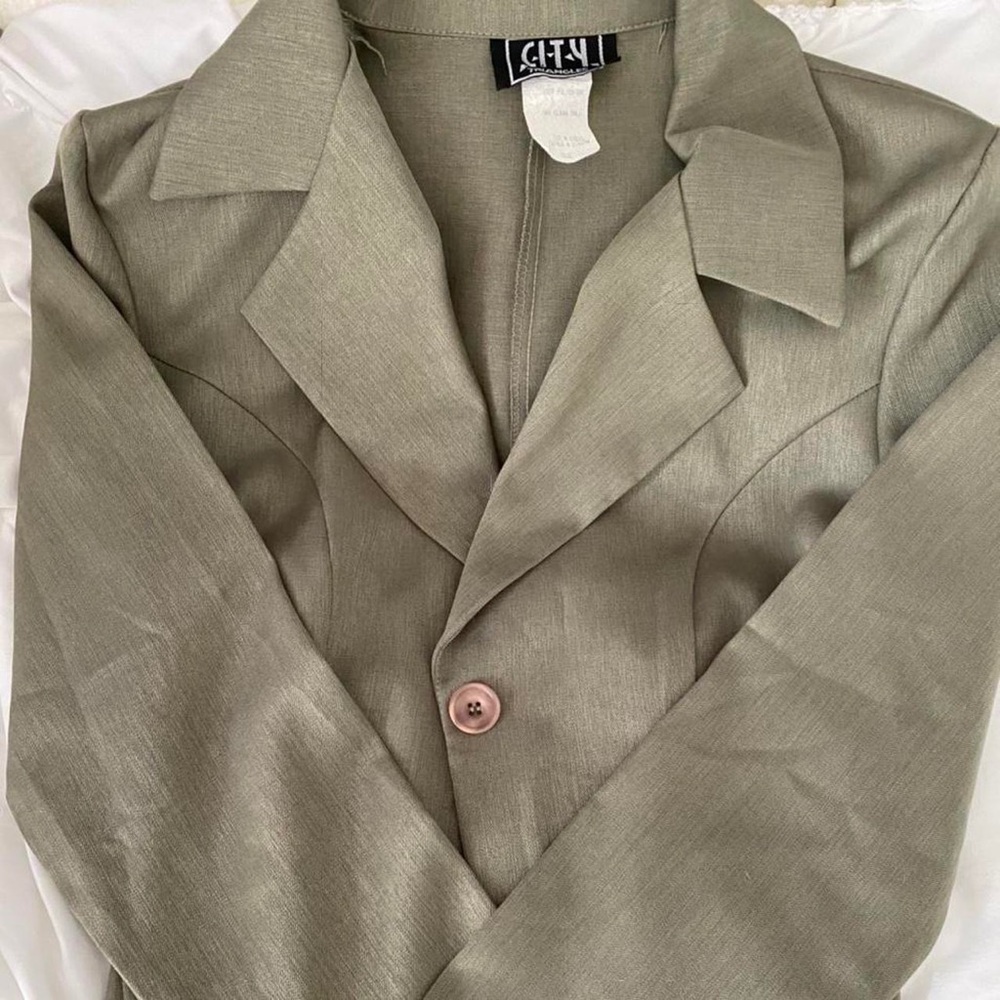 Vintage Sage Green Blazer